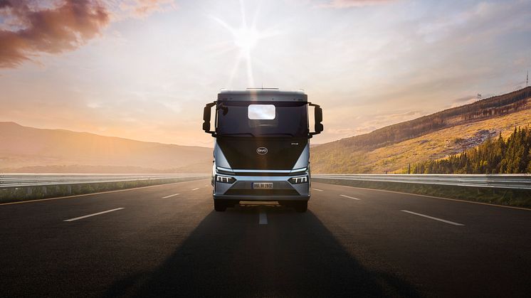 Hedin Mobility Group och BYD introducerar försäljning och distribution av elektriska BYD-lastbilar i Sverige