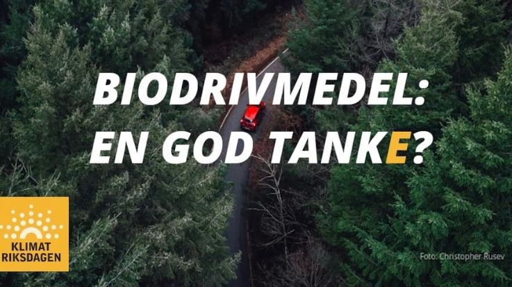 Biodrivmedel ingen lösning för att nå transportsektorns klimatmål