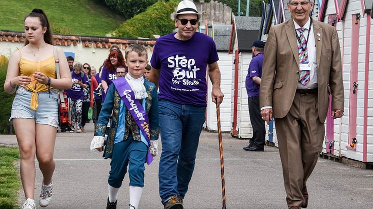 Survivors take a Step Out for Stroke in Paignton