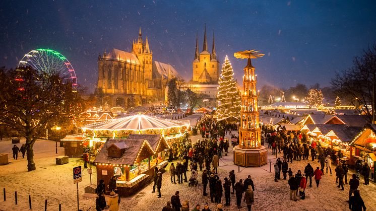 Julemarkedet i Erfurt på Domplads