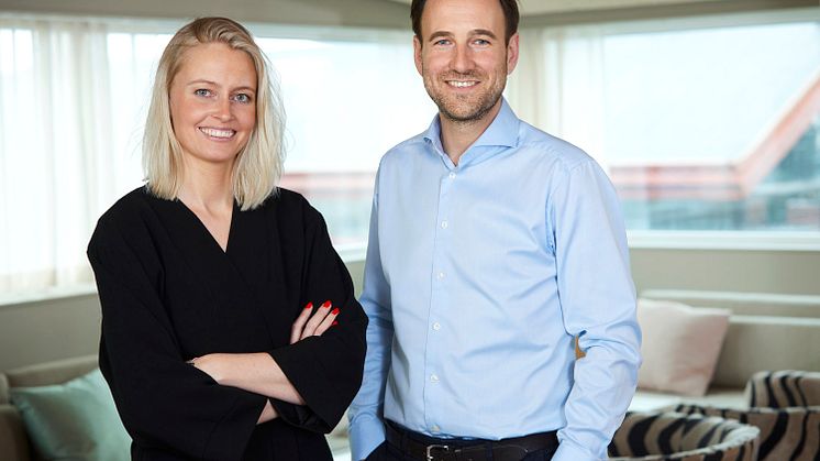 Narvas nya vd Frida Dahlgren och vice vd Johannes Zetterlund. Foto: Fredrik Persson