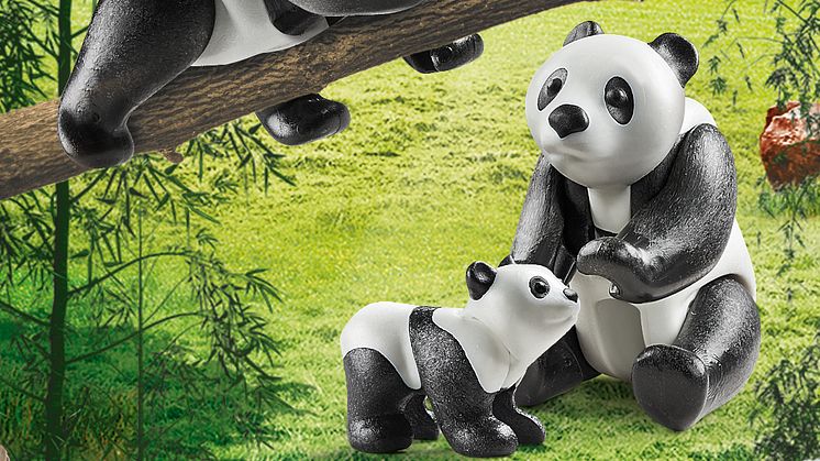 2 Pandas mit Baby (70353) von PLAYMOBIL