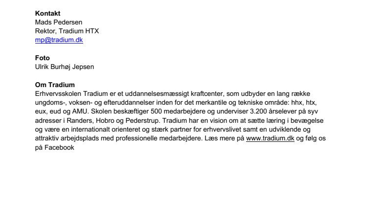 Galla på Tradium HTX