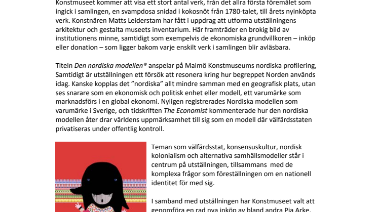 Den nordiska modellen® - en utställning om samlande, inköp och donationer på Malmö Konstmuseum