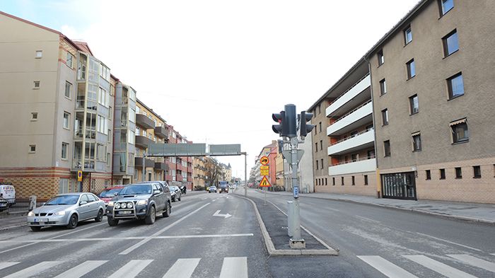 Ny sträcka för VA-arbetet på Trädgårdsgatan i Örebro