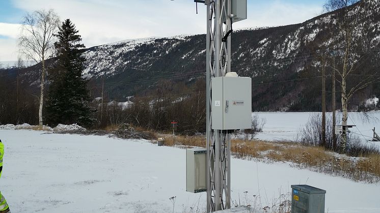 Tatt av skred, 25 februar 2020. 