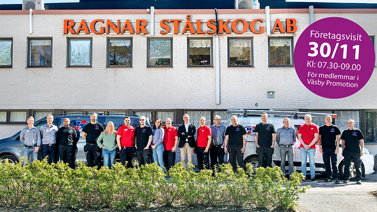 Företagsvisit hos Ragnar Stålskog AB