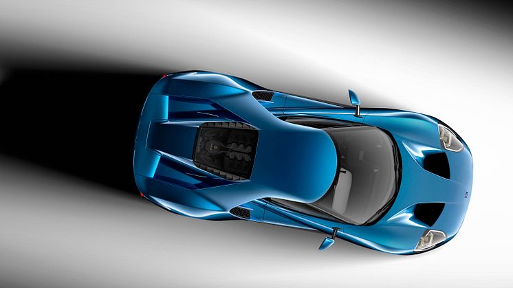 Nye Ford GT ble for første gang vist på den internasjonale bilutstillingen i Detroit
