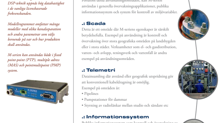Trio DataComs M-serie radiomodem