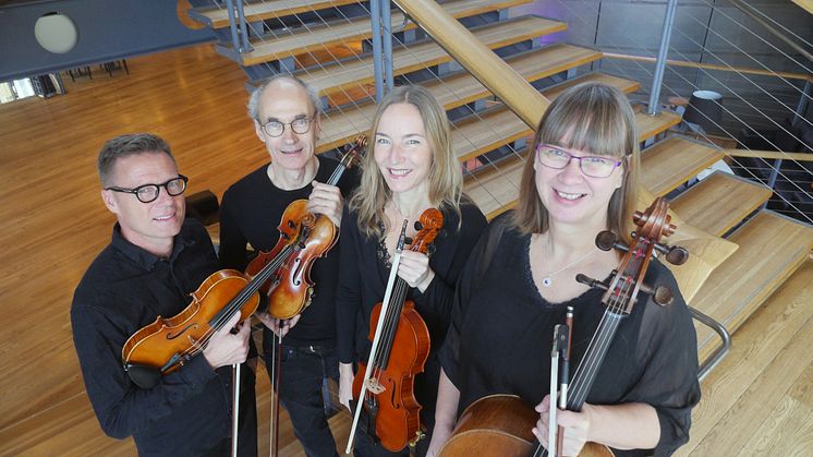 Mats Strand, Matts Eriksson, Malin Bratt och Ingrid Åkerblom i Matinkvartetten.