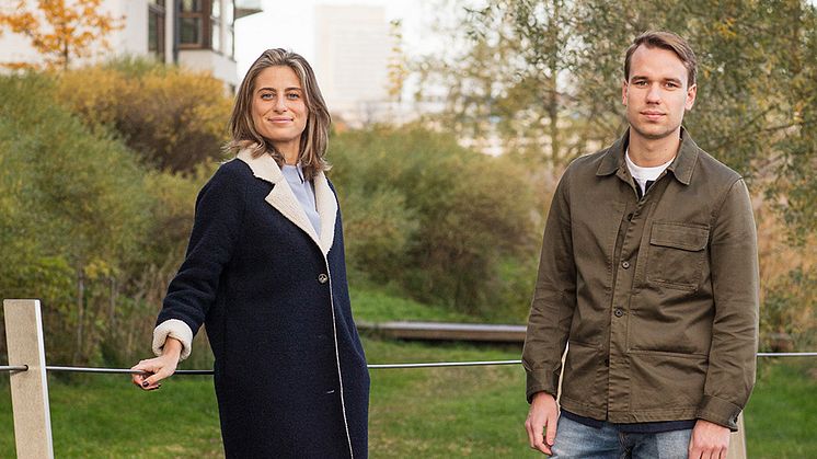 Grundare Joacim Gustafsson och medgrundare Mikaela Svefors