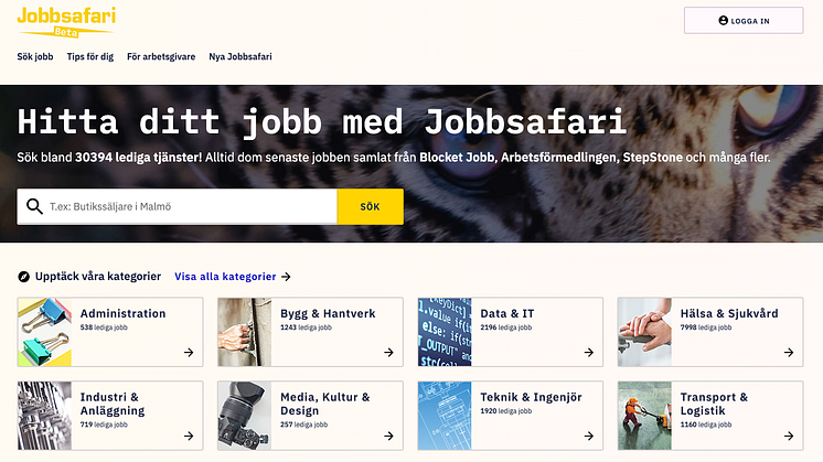 Jobbsfari får en helt ny sajt