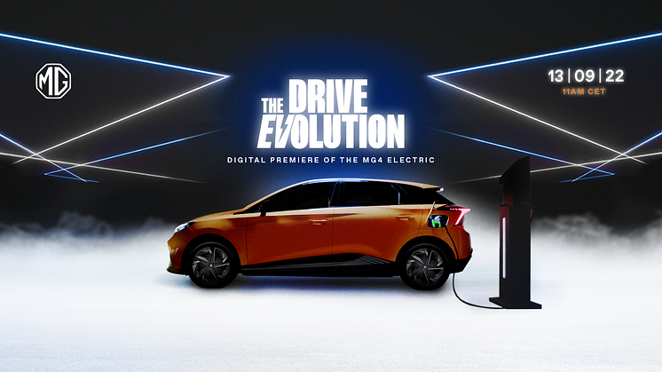 MG Drive EVolution - Digital premiär för MG4 Electric