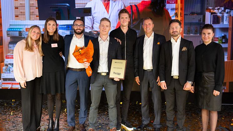 Kronans Apotek har utsett Perrigo Nordic till Årets Leverantör 2018