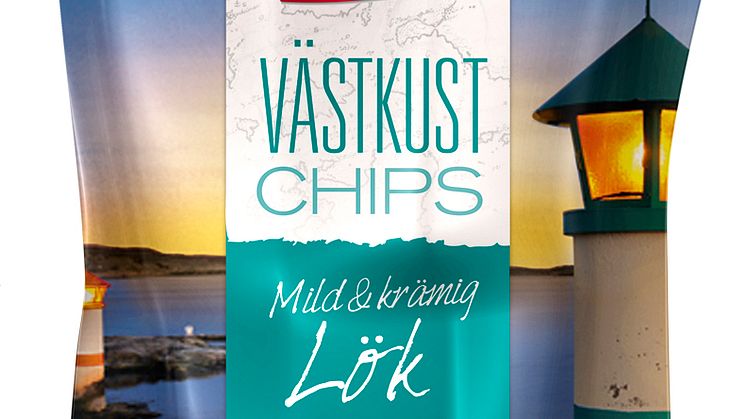 Nyhet från Västkusten! Estrella lanserar Västkustchips Mild & krämig lök 