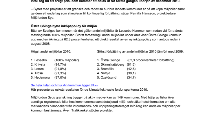 Kommuner kör allt mer klimatsmart