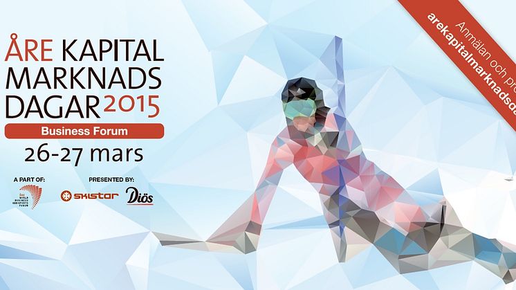 Anmäl dig till Åre Kapitalmarknadsdagar 26-27 mars 2015