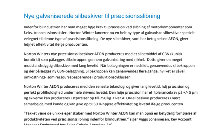 Nye galvaniserede slibeskiver 