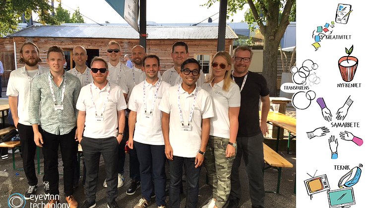 Från vänster: Simon, Daniel, Fredrik, Björn, Lucas, Alexander, Thomas, Magnus, Jonas, Isabelle och Johan (saknas på bild Marilia)