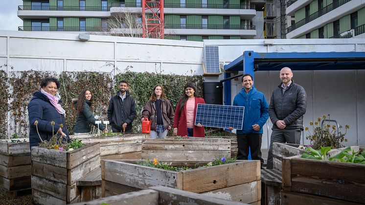 Energy Garden graudates at work at Energy Garden
