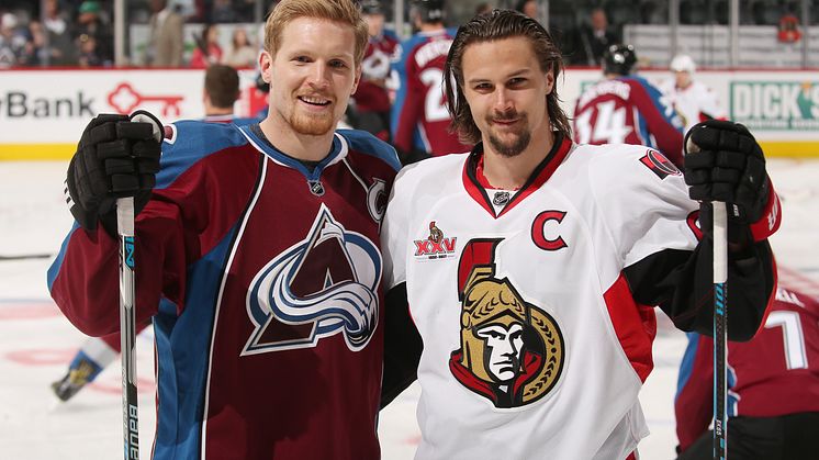 Gabriel Landeskog och Erik Karlsson