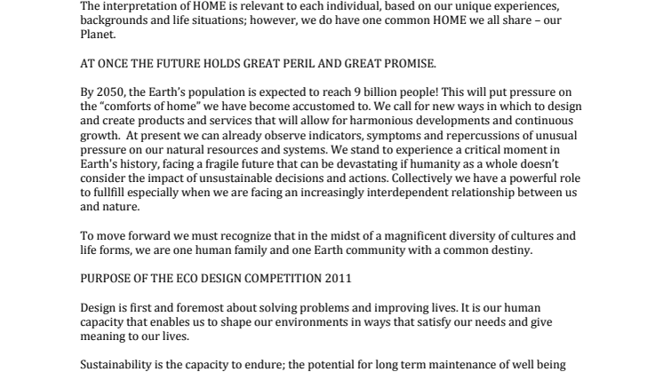 Eco Design Competition calls South African youth to design their hearts out