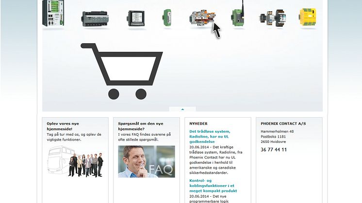 Phoenix Contact A/S lancerer ny hjemmeside og e-shop