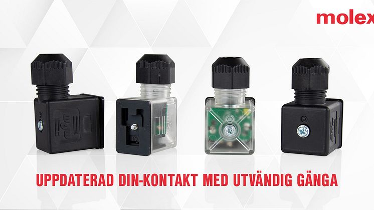MOLEX UPPDATERAR DIN-KONTAKTEN