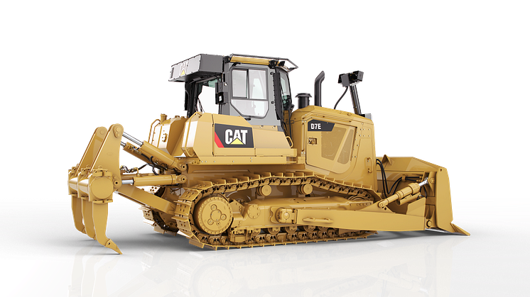 Cat D7E bandschaktare - höger sida