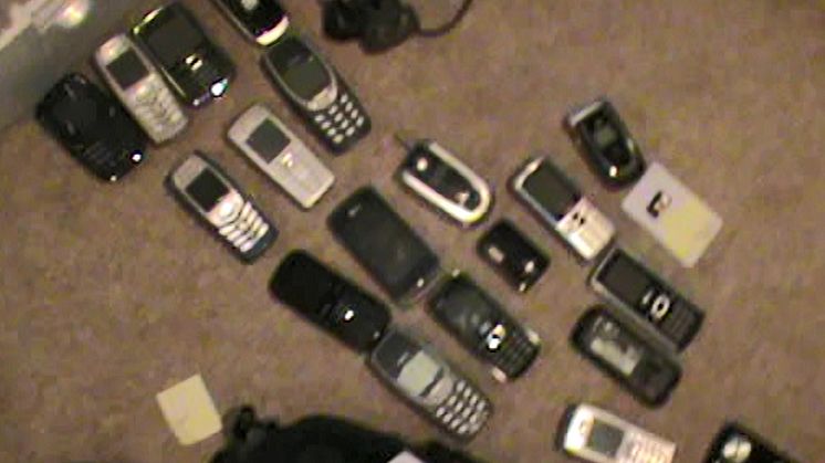 Phones seized from John Farrell's house