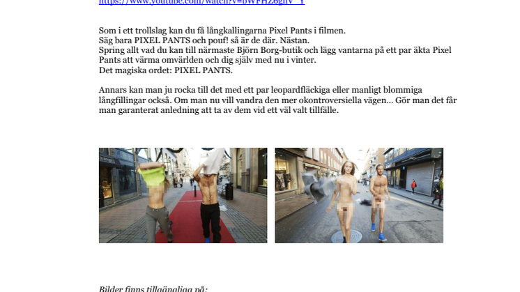 KALLT? KLÄ AV DIG!