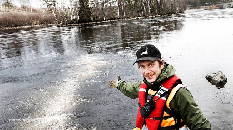Johan Leander, doktorand på Institutionen för ekologi, miljö och geovetenskap och Företagsforskarskolan vid Umeå universitet. Foto: Jörgen Wiklund