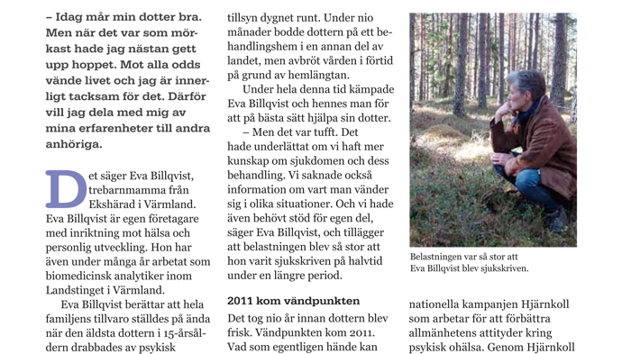 Nyhetsbrev nr 4 2013 - Psykisk ohälsa