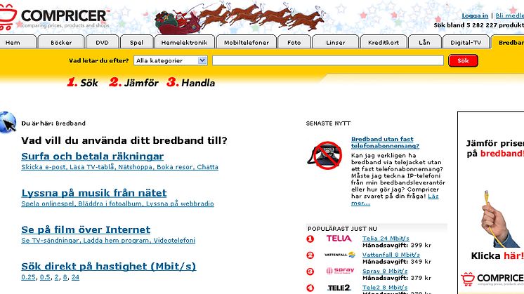 Undersökning visar att 30 procent betalar för mer bredband än de behöver.