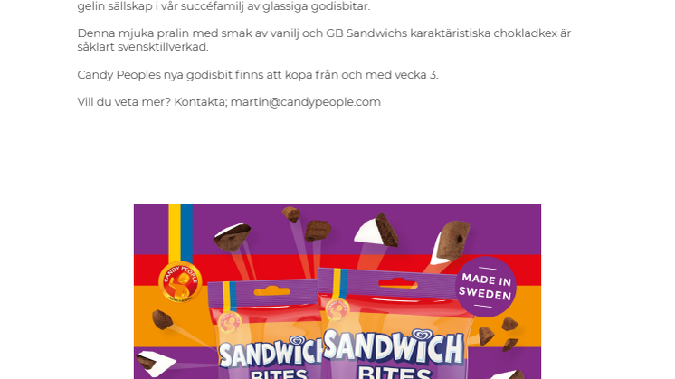 Sandwich Bites - en hyllning till hela Sveriges favoritglass