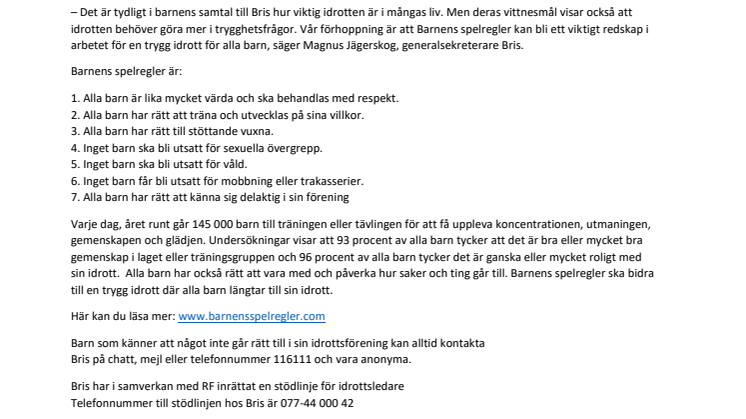 ​Alla måste lira utifrån barnens spelregler