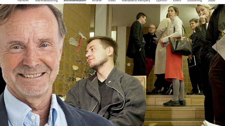 Carl-Johan Wachtmeister och hans bok "En PR-konsults bekännelser" i Resumé
