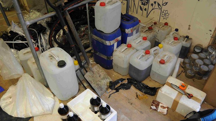Op Eel chemical agents seized by HMRC