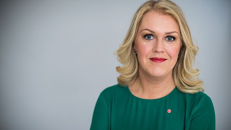 Socialminister Lena Hallengren. Foto: Kristian Pohl/Regeringskansliet