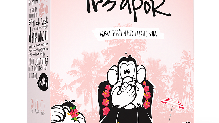 NYHET! Ljusrosa, fruktig och frisk medlem i Tr3 Apor-familjen.