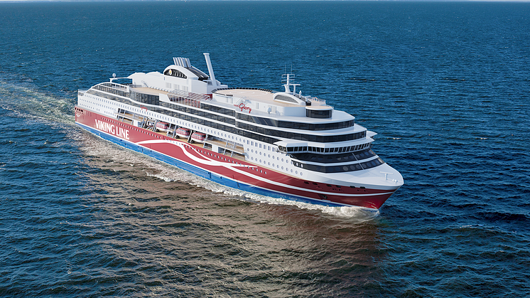 Viking Lines nya fartyg tar mer gods till havs 