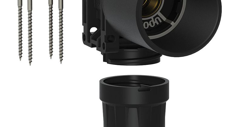 Uponor Smart Aqua PLUS Väggdosa M7 NKB DR FPL-X ½”MT ½”FT
