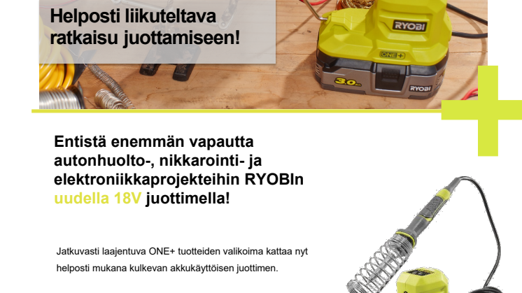 Helposti liikuteltava ratkaisu juottamiseen!