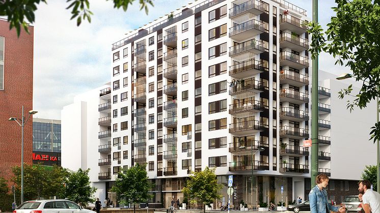 I oktober startar Riksbyggen försäljningen i Brf Stjärnfyren i Västra hamnen. Brf Stjärnfyren kommer att innehålla 62 lägenheter.