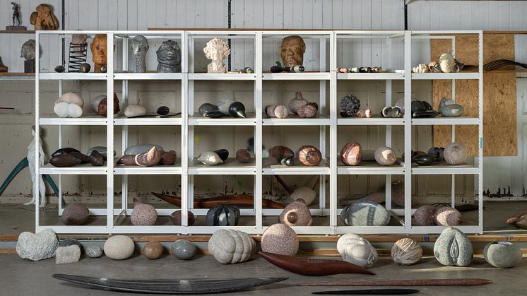 Fra Knut Oddens atelier på Notodden