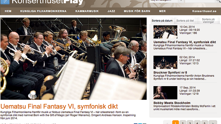 KonserthusetPlay: Symphonic Poem från Final Fantasy VI