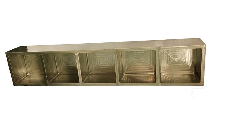 Example of a metal component produced with HIPtec technology with reduced emissions, energy and material usage.