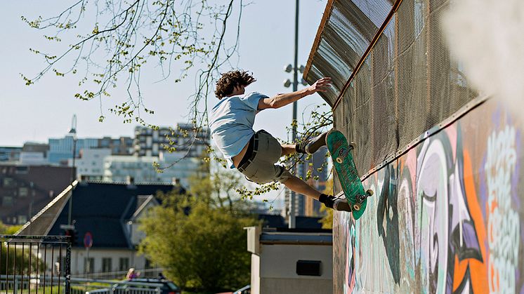 Aktivitetsparken i Gamlebyen i Oslo, i regi av Gamlebyen Sport og Fritid, var en av 1213 tiltak som fikk tildelt støtte i 2018. (Foto: Sune Eriksen)