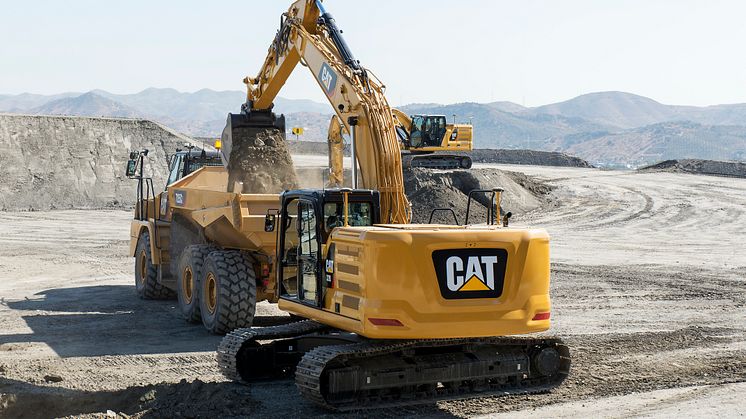 Lastning med CPM av Cat 320 Next Generation