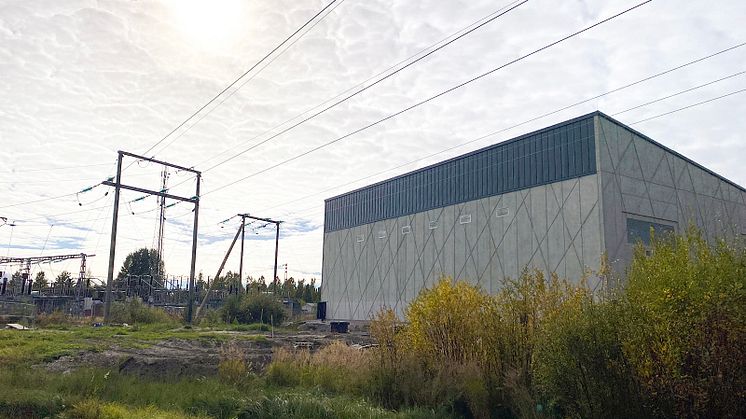 Piteås nya ställverk vid Stadsfjärden är klart för att tas i drift – risk för oplanerade avbrott